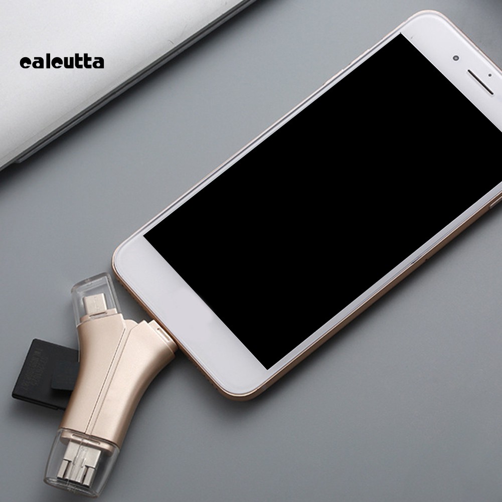 ★DC★Multifunctional 4 in 1 3.0 OTG TF SD Card Reader for PC iPhone Android Type-C | BigBuy360 - bigbuy360.vn