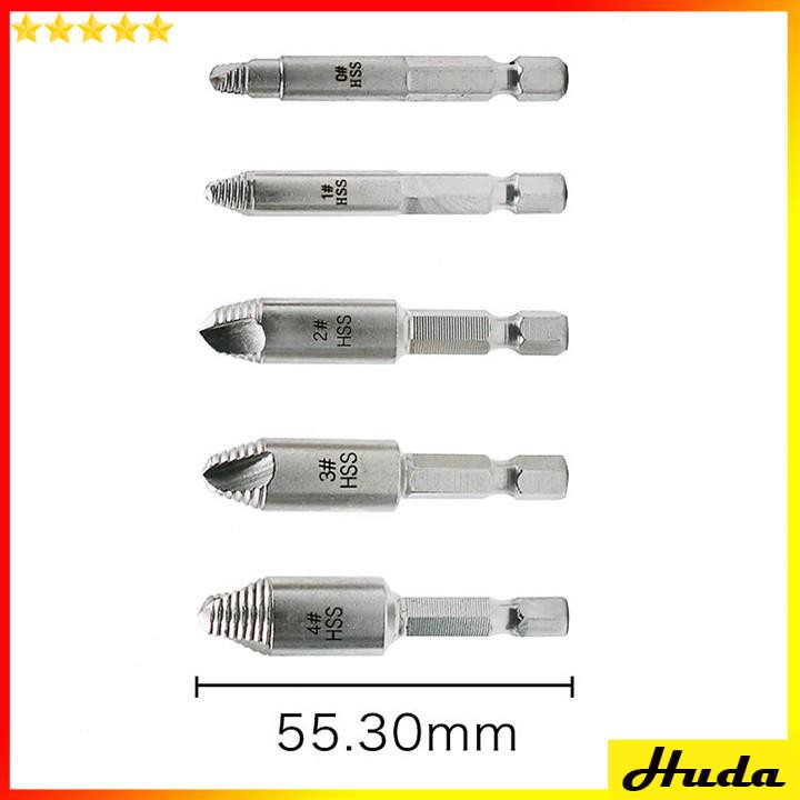 BỘ THÁO LẤY ỐC GÃY GẮN CHO MÁY KHOAN CẦM TAY - đồ làm mộc