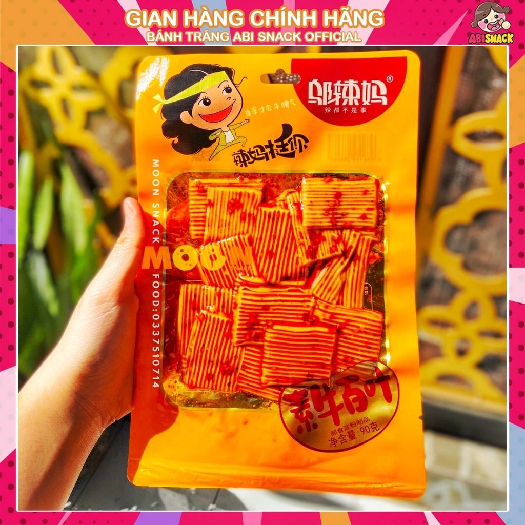 Thịt Chay Xiên Que/Bò viên chay thịt chay/thịt cừu chay/cá chay/gân bò chay Xiên que các loại Cô Gái Wu cay Mom gói 85g/