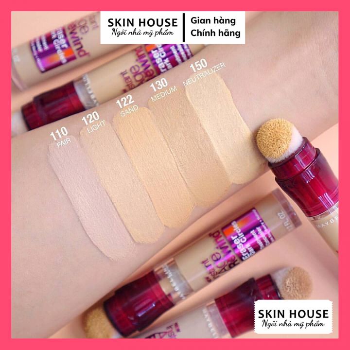 Bút Cushion Che Khuyết Điểm Đa Năng Instant Age Rewind Eraser Multi-use Concealer Maybelline New York 6ml