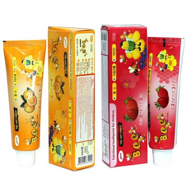 KEM ĐÁNH RĂNG TRẺ EM BEE HÀN QUỐC