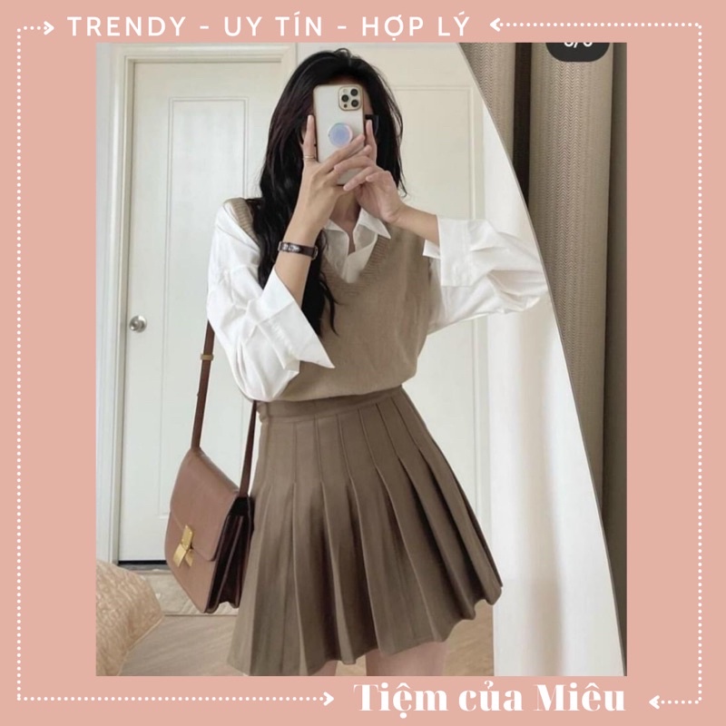 Chân váy xếp ly tennis Tiệm của Miêu | BigBuy360 - bigbuy360.vn