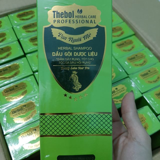 Combo 5chai ( xanh) dầu gội dược liệu sạch thebol