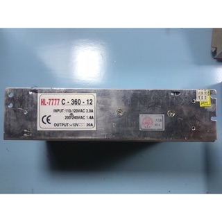 Nguồn tổ ong 12v 20a (quạt)cũ