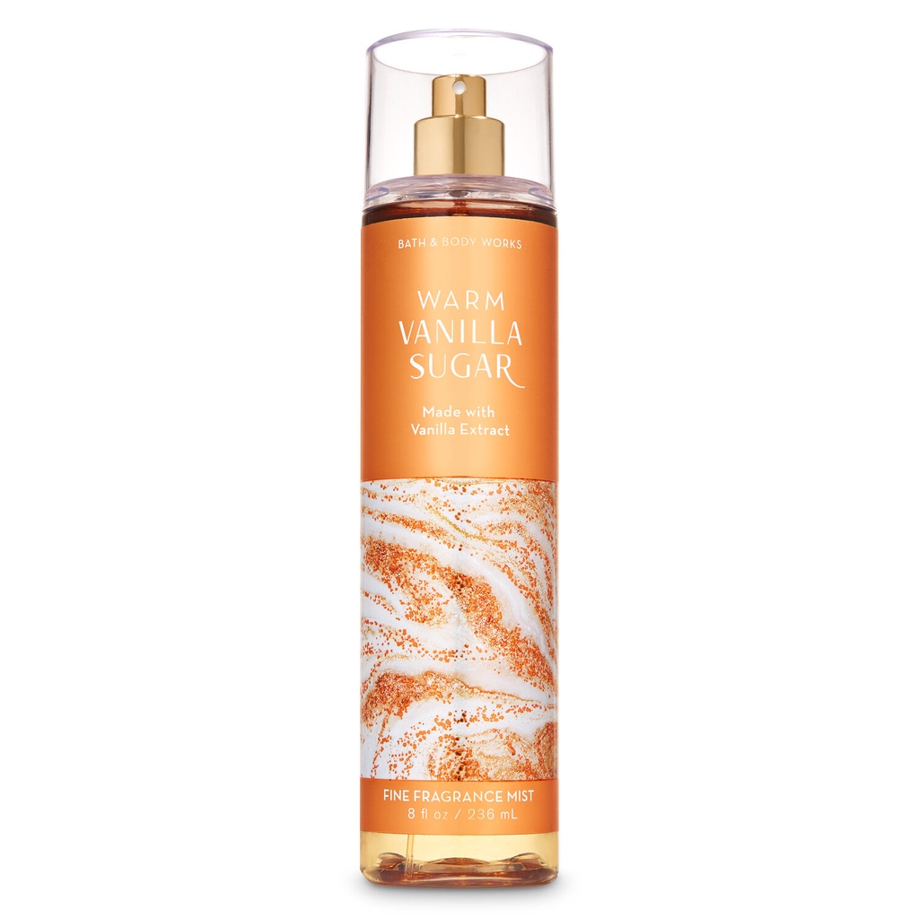 Xịt Thơm Toàn Thân Lưu Hương Mịn Da Bath & Body Works - Warm Vanilla Sugar