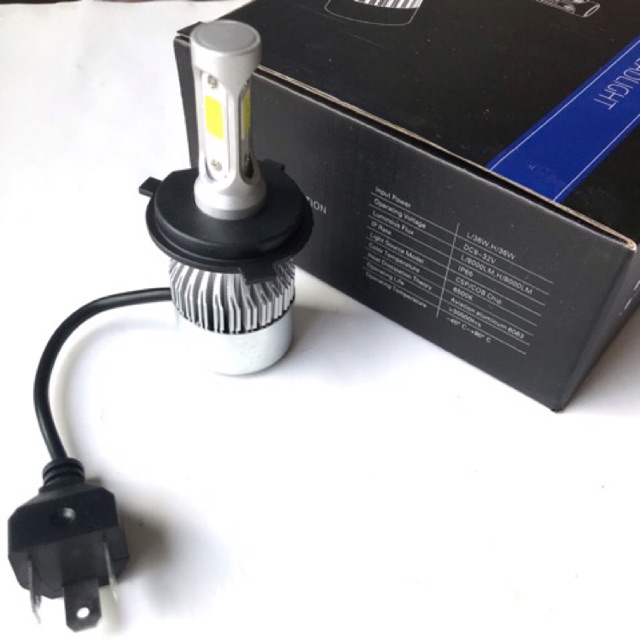 Đèn pha led C6,S2 H4 3 tim 36w.Siêu sáng