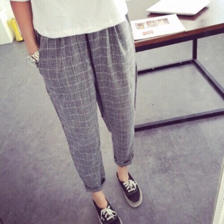 Quần baggy caro