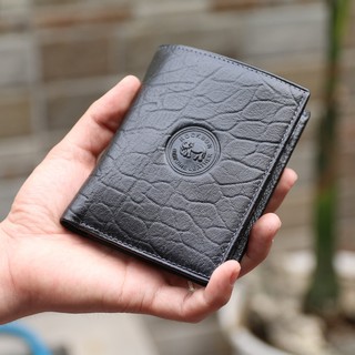 Bóp ví nam da VOI cao cấp dáng đứng, có nhiều ngăn đựng tiền và thẻ tiện dụng để vừa túi quần, phong cách sang trọng