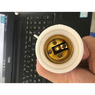 Đui dèn chống nước trắng