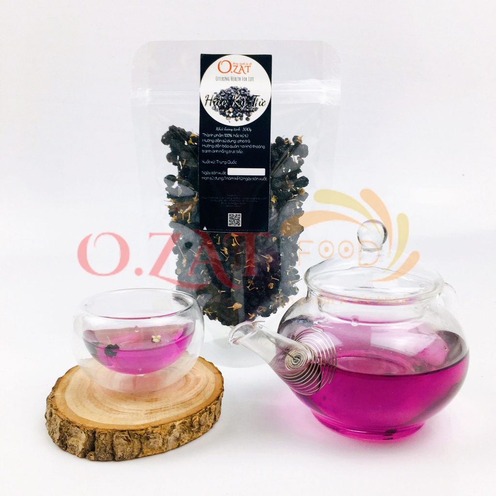 Hắc kỷ tử/ hắc kỉ tử O.ZAT Food 100g - tốt cho gan cải thiện thị lực đẩy lùi lão hoá da gia tăng tuổi thọ