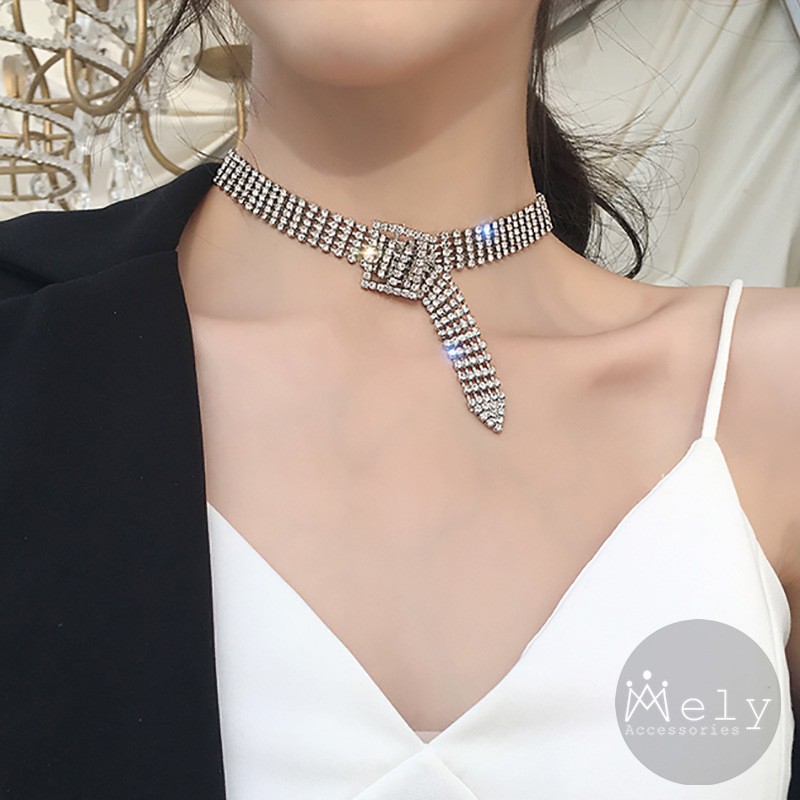 VÒNG CỔ CHOKER ĐÍNH ĐÁ - MELY 1021