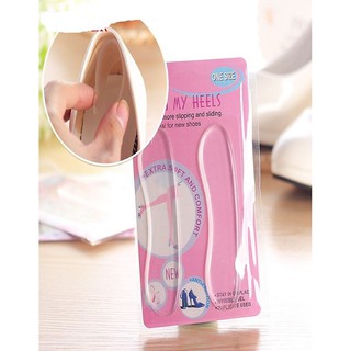 cặp gồm 2 miếng lót gót giày silicon chống trầy bảo vệ gót chân, giảm size giày