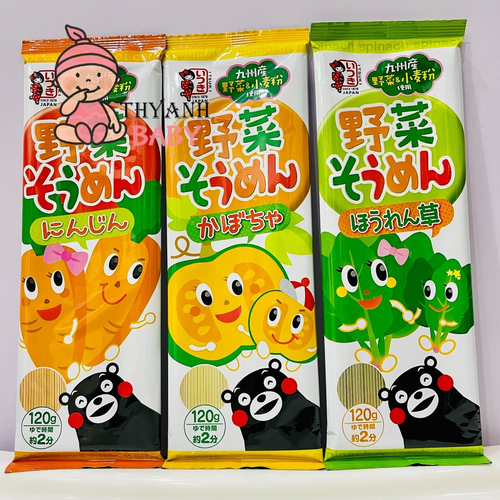 Mì Soba Itsuki Cho Bé Nhật Bản 120gr (10/2022)