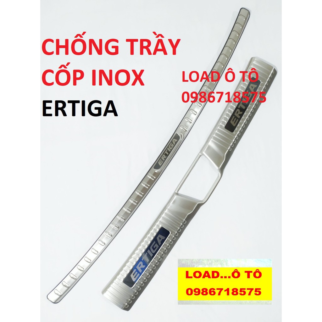 Chống trầy cốp Inox Suzuki Ertiga 2022-2019 Trong Và Ngoài