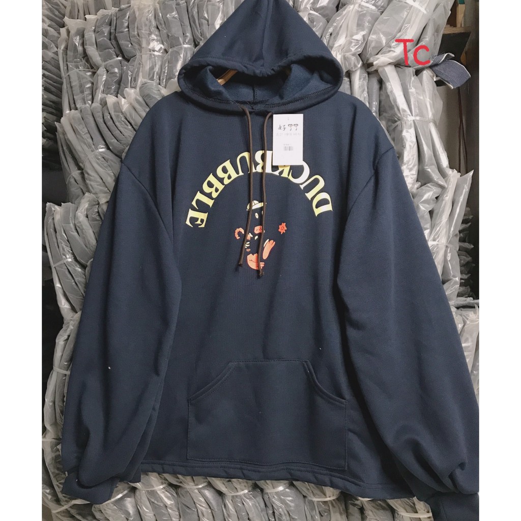 Áo Khoác Hoodie Nỉ Unisex Nam Nữ Form Rộng Tay Bồng In Hình Thú Ulzzang | BigBuy360 - bigbuy360.vn