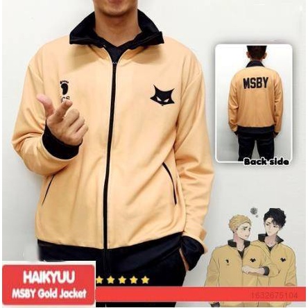 Áo khoác thể thao hóa trang nhân vật Karasuno Bokuto Shoyo Atsumu