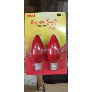 Combo 2 quả bóng đèn nhót LED đui E12 bàn thờ, đèn led bàn thờ thần tài Hàng Chính Hãng