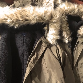 Áo khoác parka rêu bé trai
