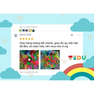 Combo bột nặn đất nặn Tedu quà tặng 220-10