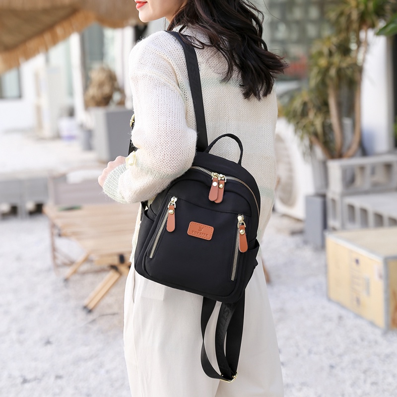 Balo Vải Oxford Mini Siêu Nhẹ Chống Thấm Nước Thời Trang Cho Nữ