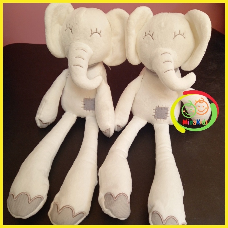 Voi Bông Đáng Yêu Cho Bé Thú Bông Ôm Ngủ BBSKY Chất Đẹp Mịn TB05