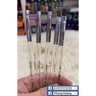 Cọ bản vuông đắp gel, vẽ hoa bột bản