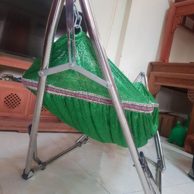 VÕNG XẾP INOX KHUNG TRÒN SIZE ĐẠI