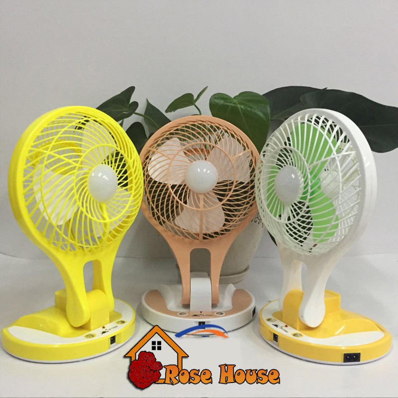 Quạt sạc điện kiêm đèn pin Mini Fan M-5580