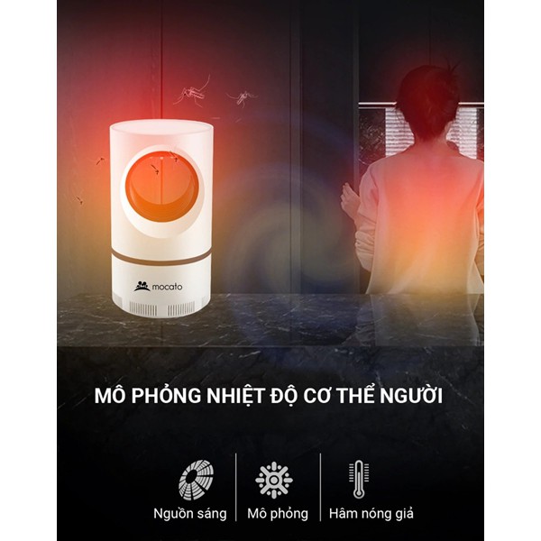 Máy Bắt Muỗi Thông Minh Mocato M101 [CHÍNH HÃNG PHÂN PHỐI, BẢO HÀNH 1 NĂM]