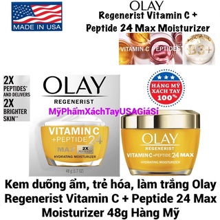 Kem dưỡng trắng olay regenerist vitamin c peptide 24 max 48g usa