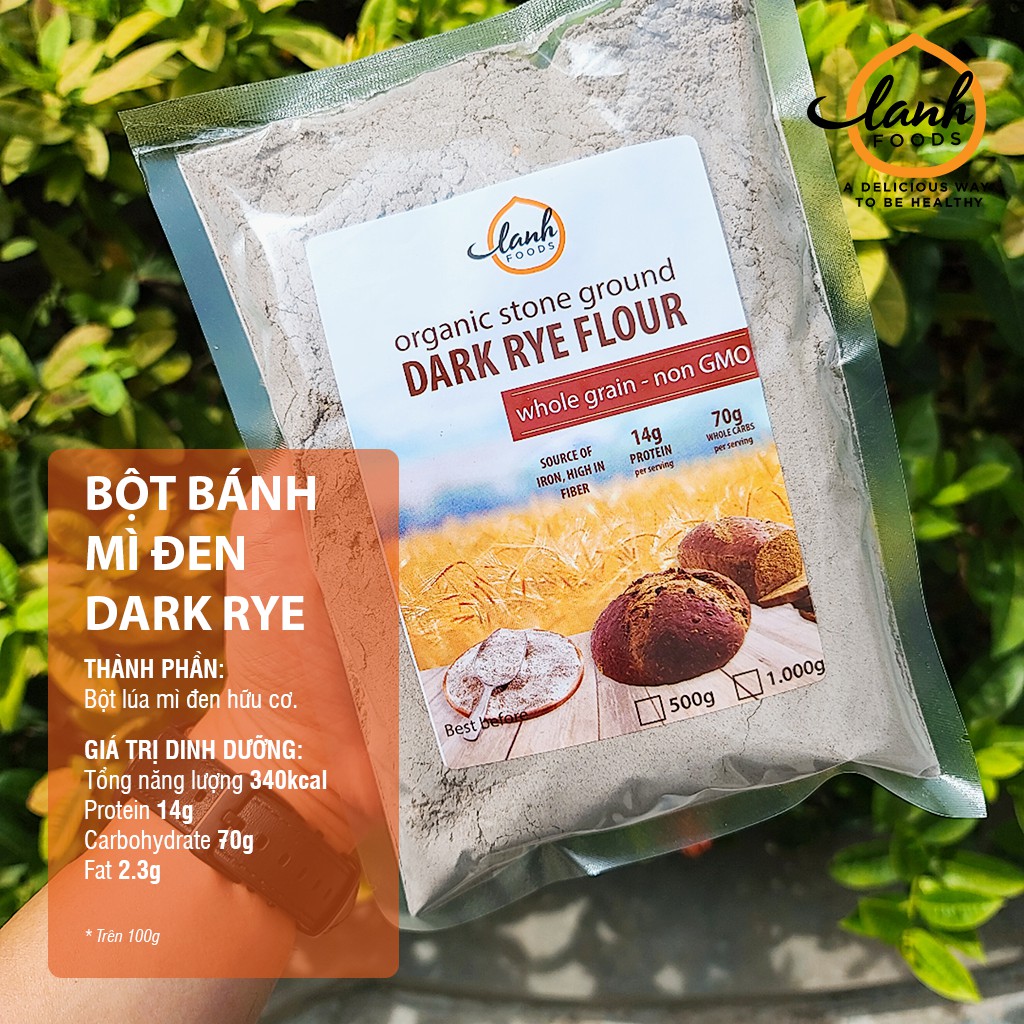 Bột Lúa Mạch Đen - Dark Rye Flour 500g