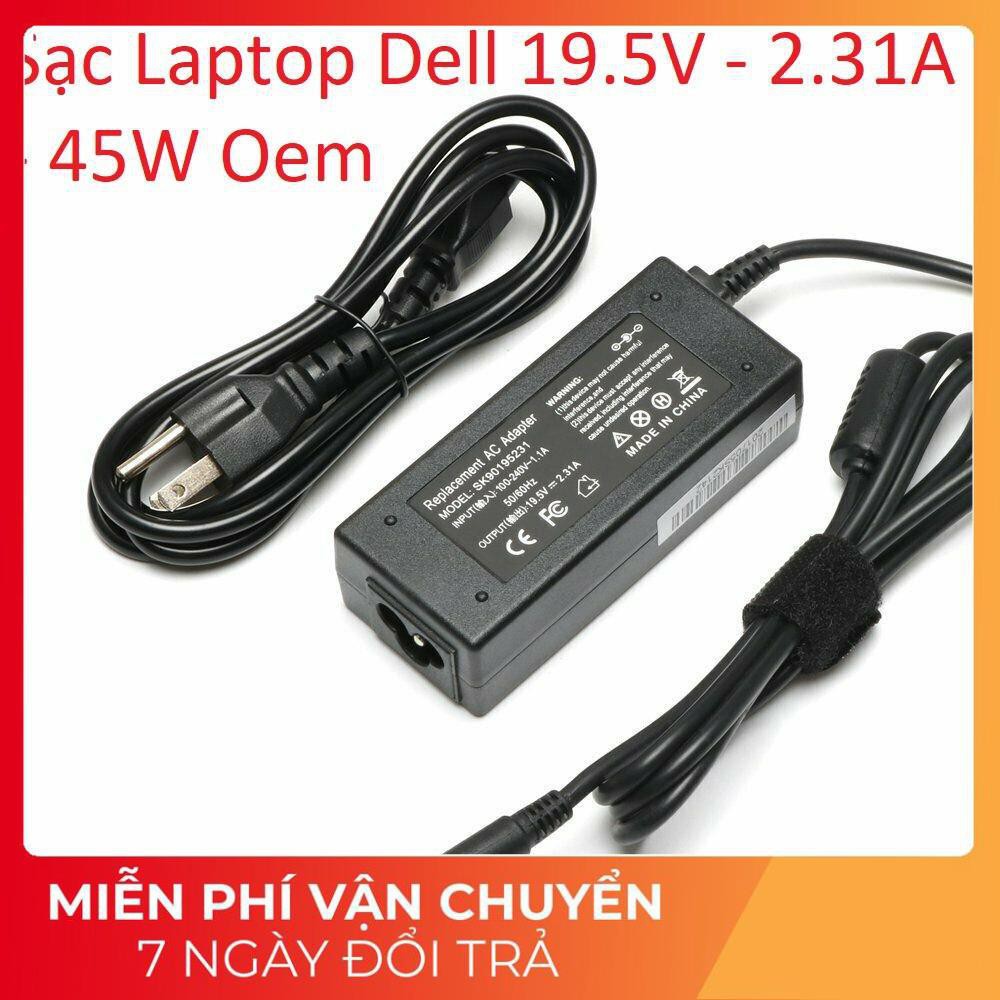 ⚡️[Sạc zin] Sạc Laptop Dell 19.5V - 2.31A - 45W chân kim nhỏ