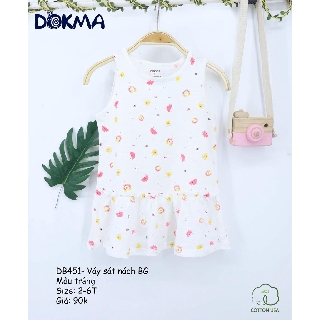 Váy sát nách bé gái Dokma (2-6 tuổi)