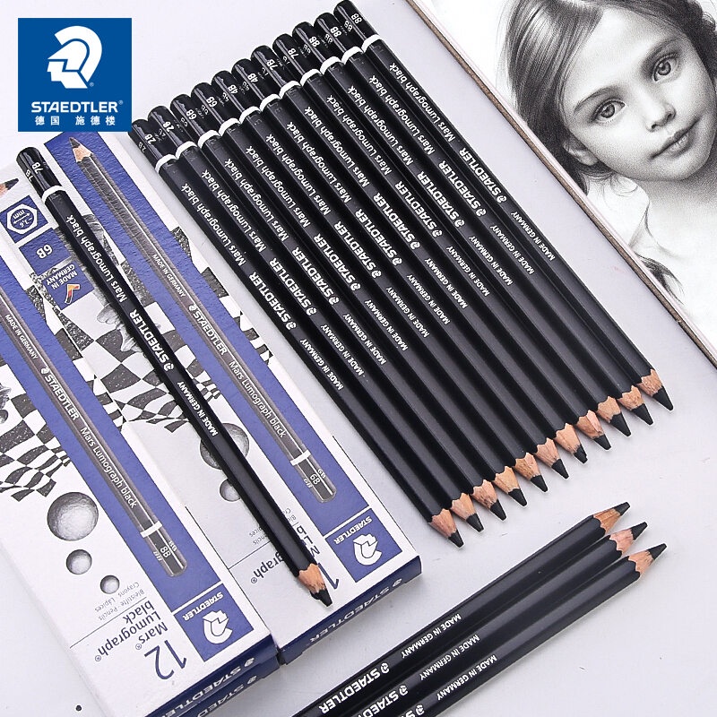 Bút Chì Gỗ Staedtler Từ HB - 12B