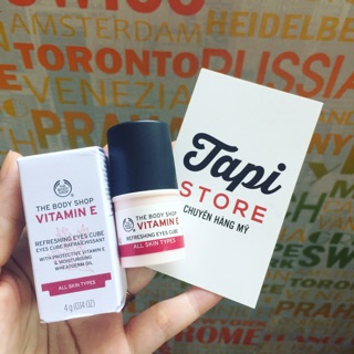 Kem mắt dạng thỏi The Body Shop Vitamin E Refreshing Eyes Cube