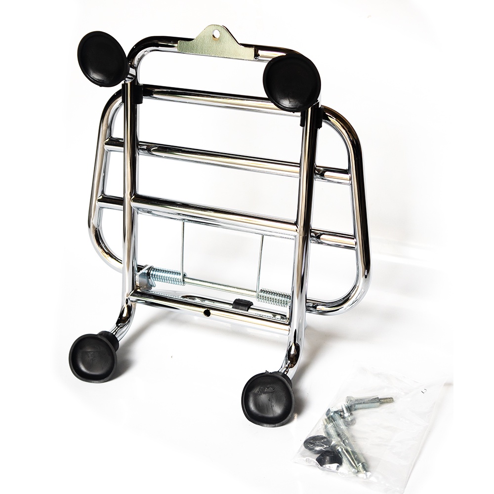 Baga trước cho xe Vespa GTS HPE mã 1b003754 màu Chrome sáng bóng