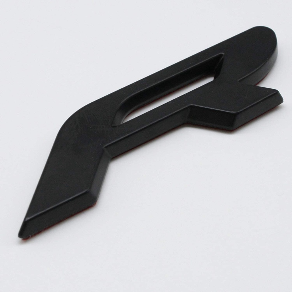 Miếng Dán Trang Trí Nắp Capo Xe Hơi Ford Explorer 2011-2020 Hình Chữ Cái 3D Bằng ABS Màu Đen Nhám