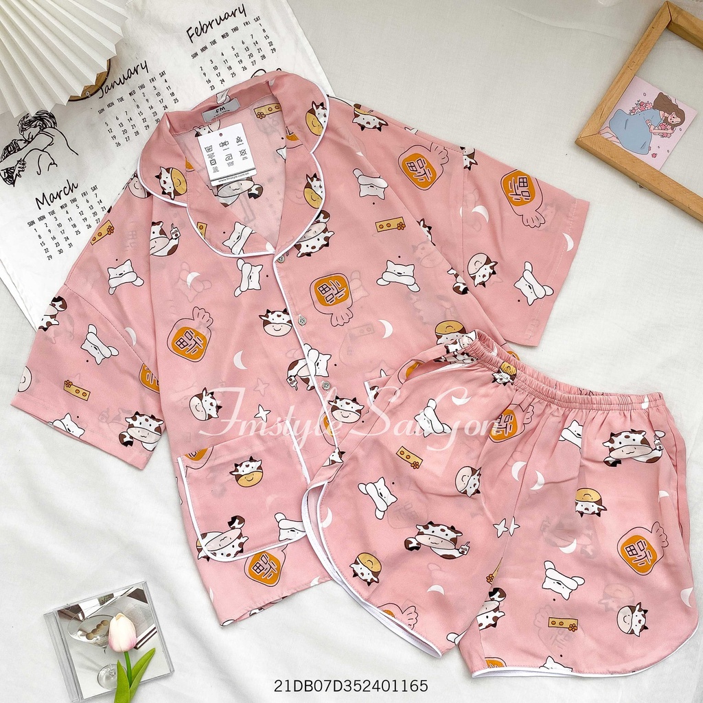 Đồ bộ áo tay ngắn 2 túi + Quần ngắn vạt bầu ullzang thời trang nữ FMStyle SaiGon 21DB07D350902 | BigBuy360 - bigbuy360.vn