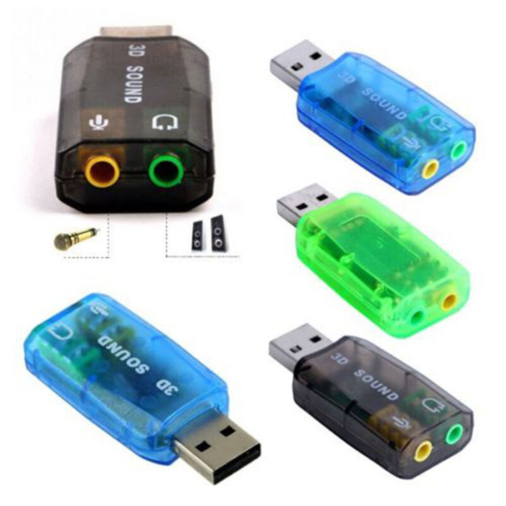 Card Âm Thanh Usb 2.0 Cao Cấp Cho Máy Tính