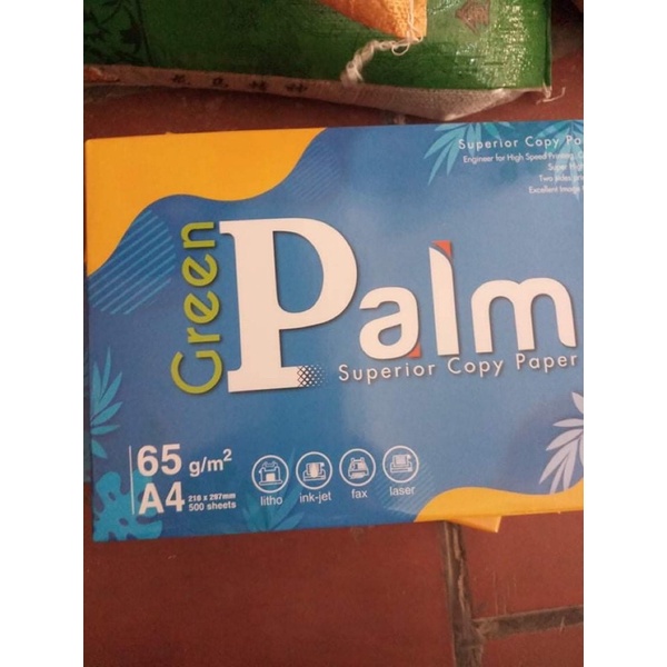 Giấy in A4 Green Palm 500 tờ