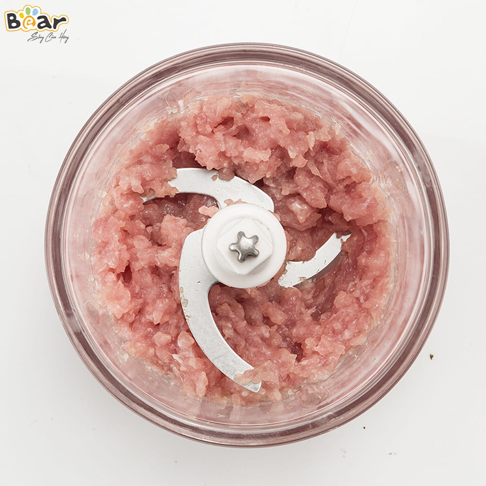 Máy xay thịt, Máy xay thịt đa năng, Bear QSJ-B02U2, Dung tích 0,6L-Bảo Hành Chính Hãng 12 Tháng