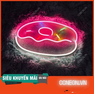 Đèn Trang Trí Led Neon Sign Hình Bánh Donut