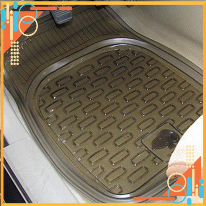 Bộ Thảm lót sàn ô tô nhựa PVC trong suốt chống trơn
