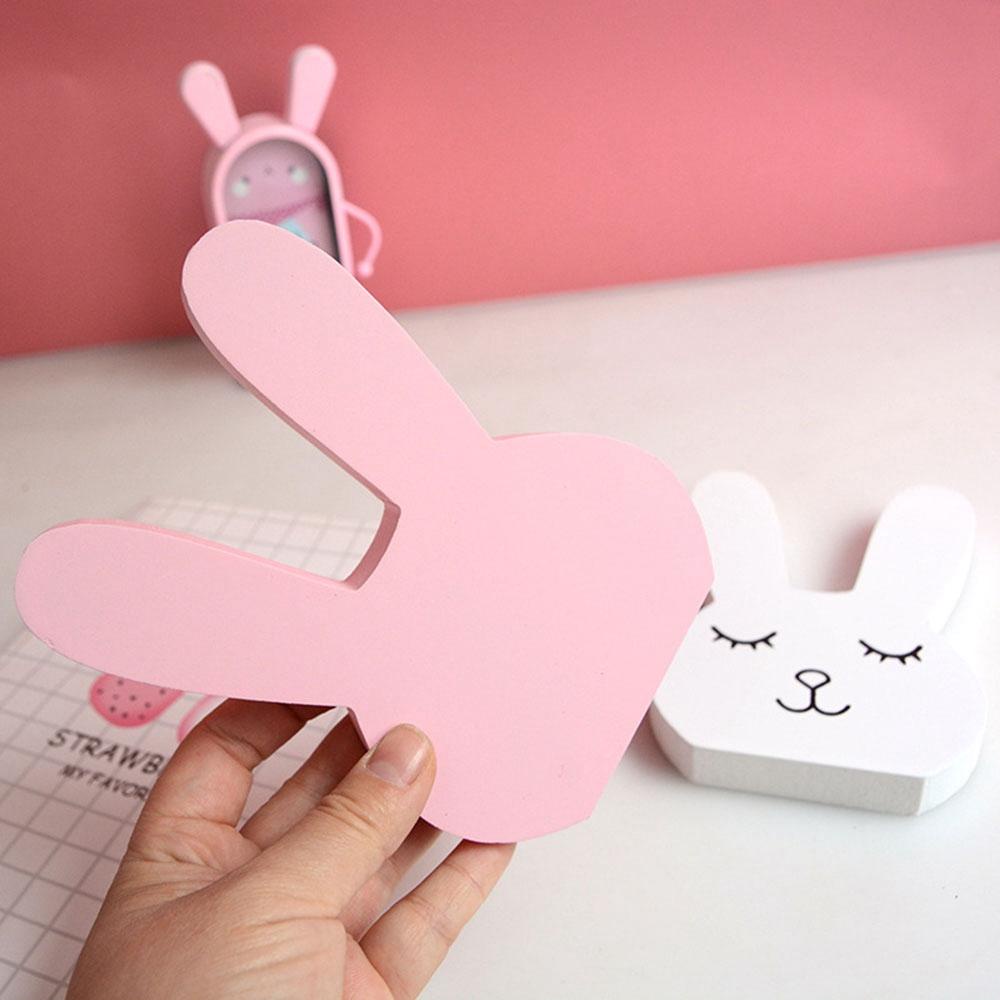 YIYU Thỏ Gỗ Handmade Trang Trí Bàn Làm Việc Cho Bé