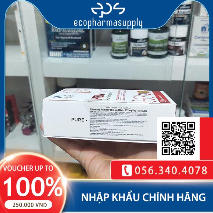 Viên uống HSN Deep Blue Health dưỡng ẩm sáng da dưỡng tóc móng | Thế Giới Skin Care