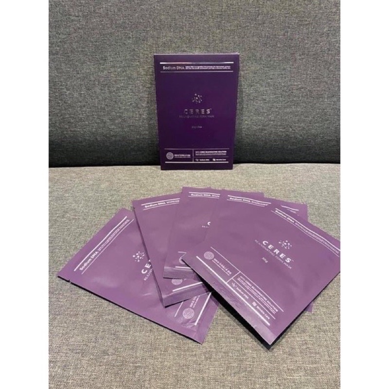 Mặt Nạ Tế Bào Gốc Nhau Thai Cá Hồi PDRN Ceres Mask Hộp 5 Miếng