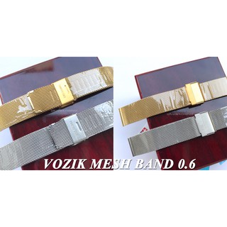 Dây đồng hồ thép lưới Mesh dòng cao cấp loại dày cực bền, chống gỉ, chống oxy hóa, chống phai màu ((size 18mm 20mm 22mm)