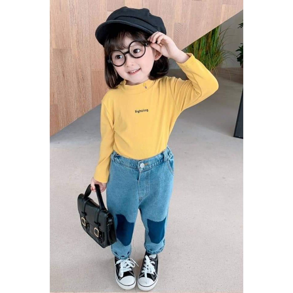 Áo giữ nhiệt cổ 3 phân Quảng Châu- Chất cotton nỉ êm mịn