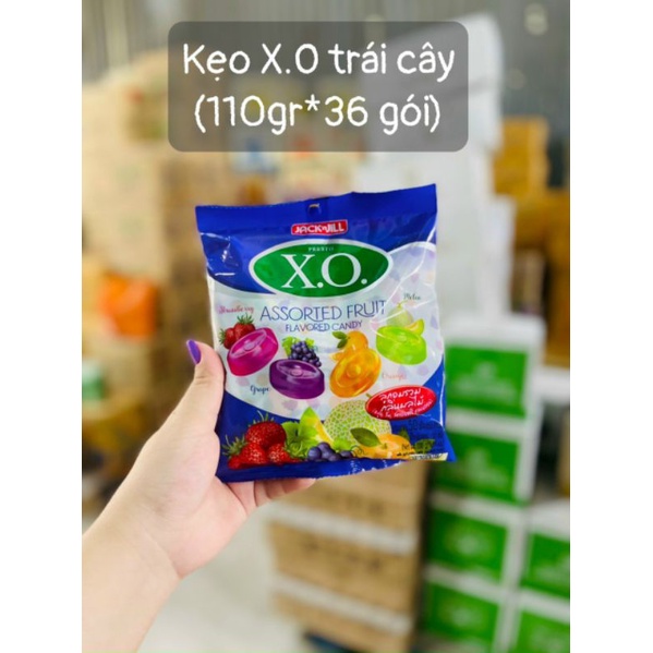 Kẹo trà xanh, trái cây XO Thái Lan 110g