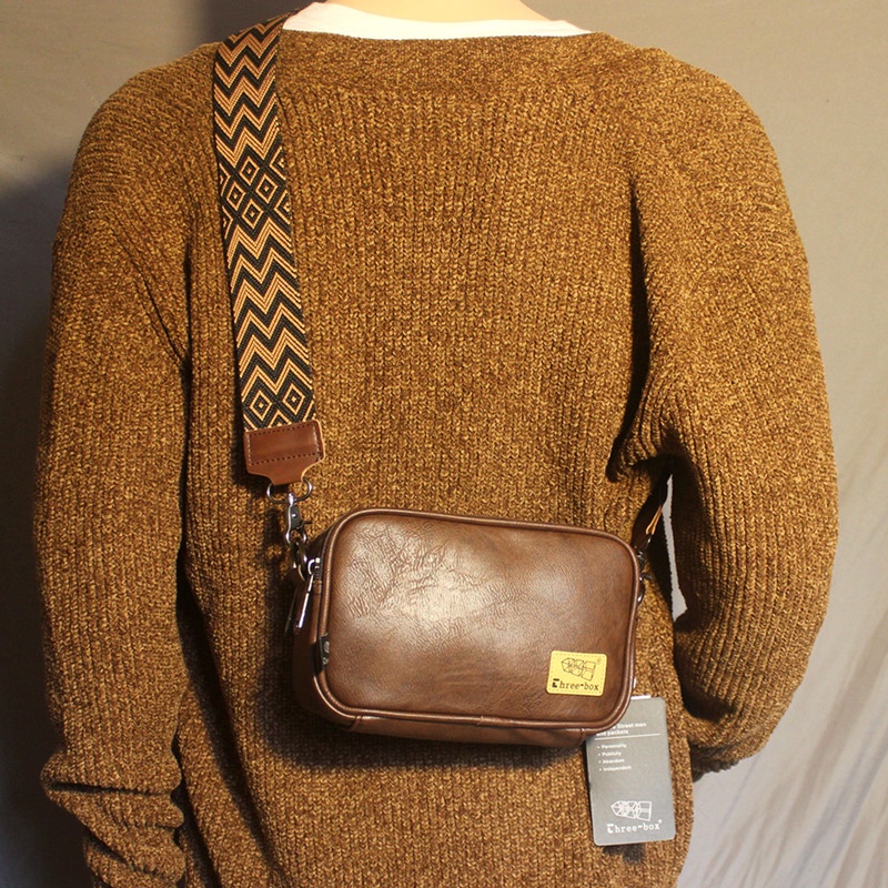 Túi Đeo Chéo Da Bò Nhiều Màu Mới Cho Nam